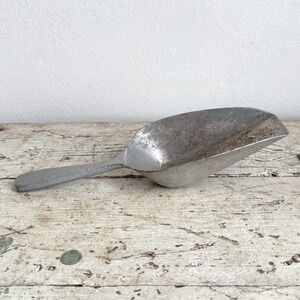 Vintage West Germany 240 Cast Aluminum Hand Scoop Industrial Utility Tool 9.5"